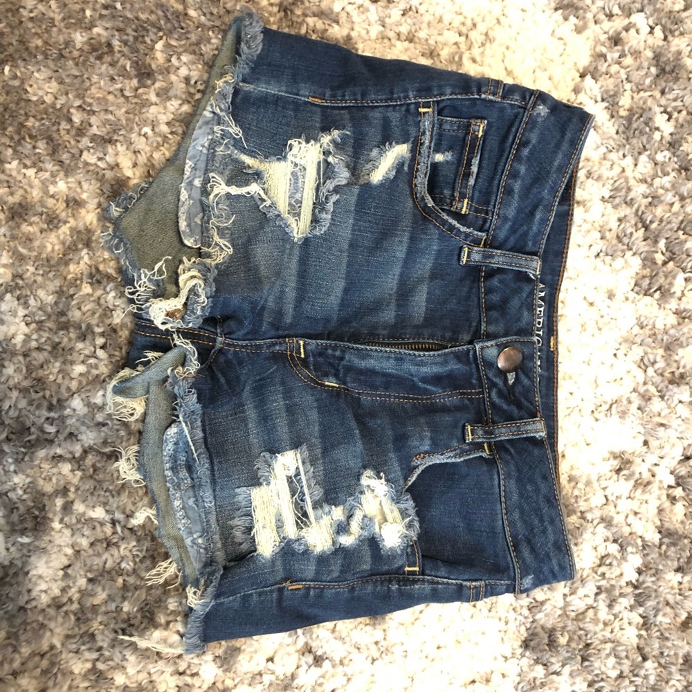 American Eagle High Rise Shortie jeans